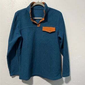 Blue Zyia  fleece pullover